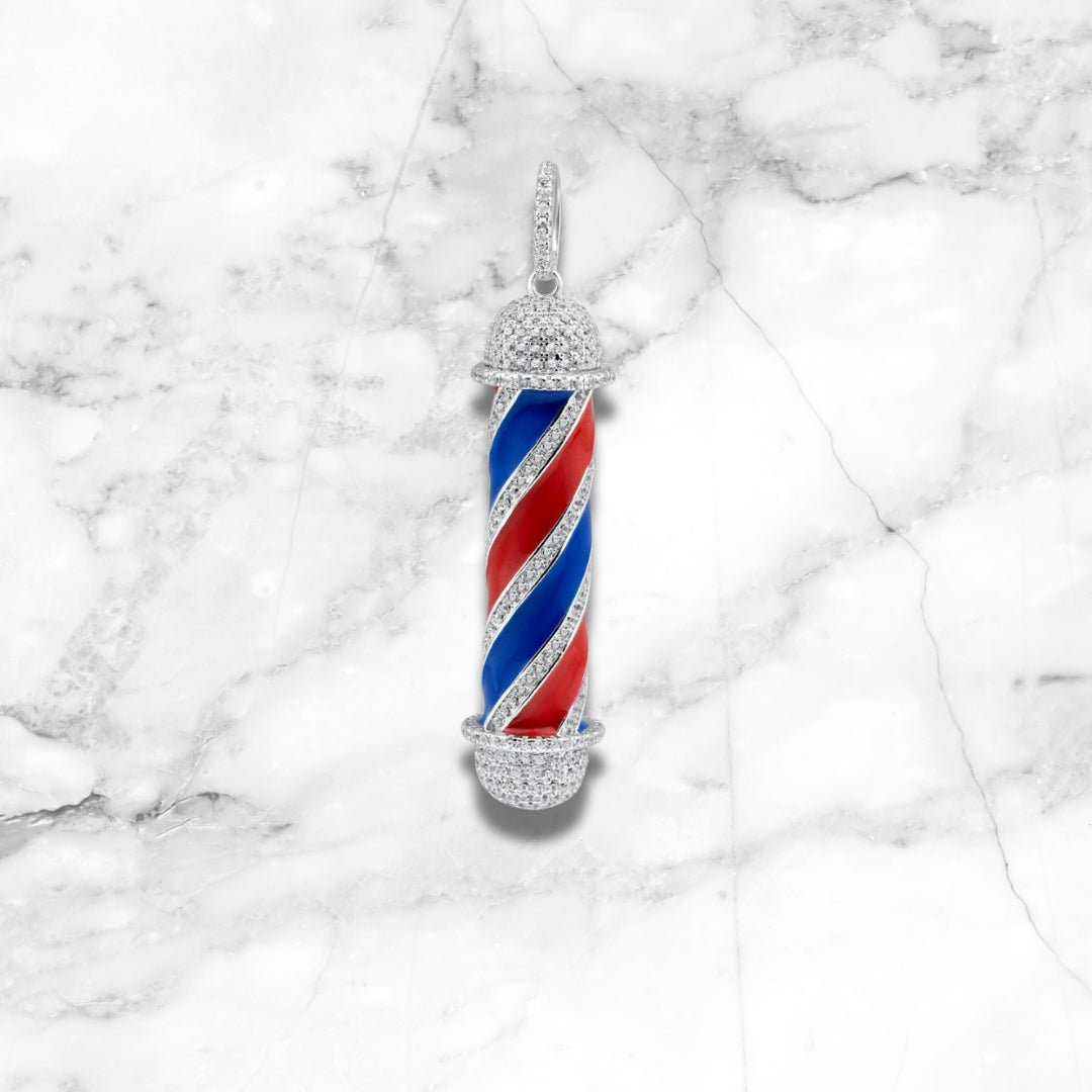 Diamond Barber Pendant