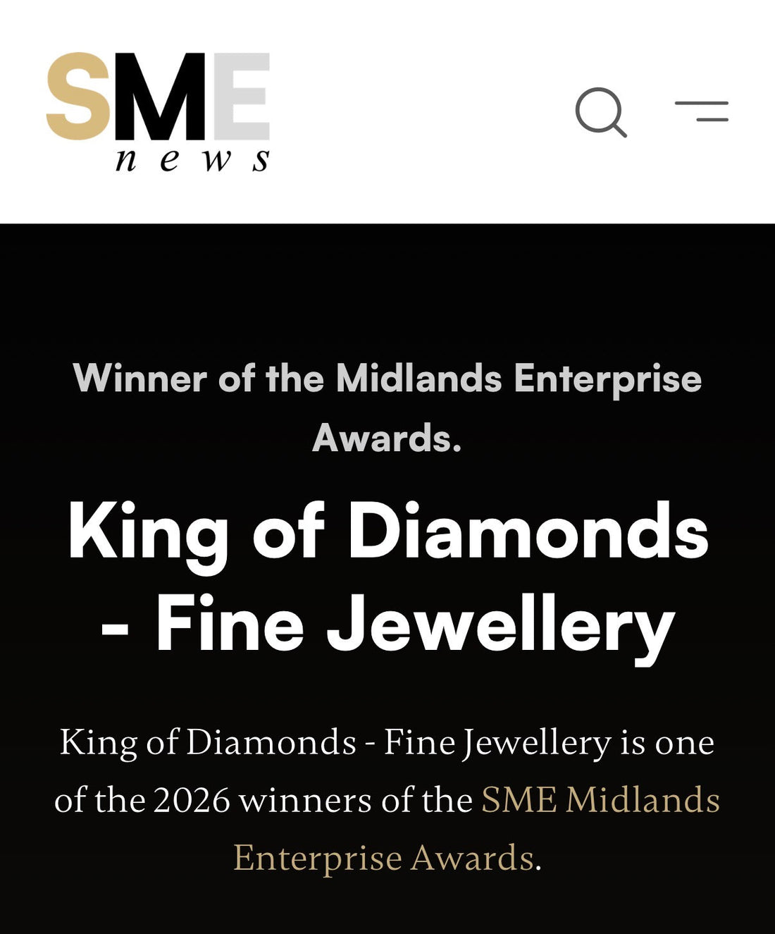 SME Midlands Enterprise Awards 2026