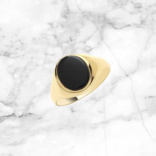 ONYX Oval Ring