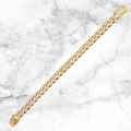 Double Row Diamond Cuban Bracelet (11.5mm)