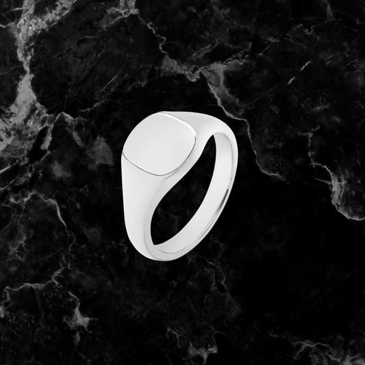 Cushion Signet Ring