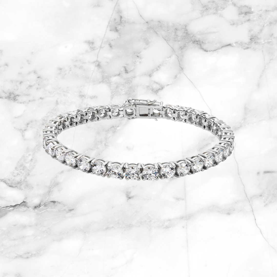 Round Cut Tennis Bracelet (5mm)