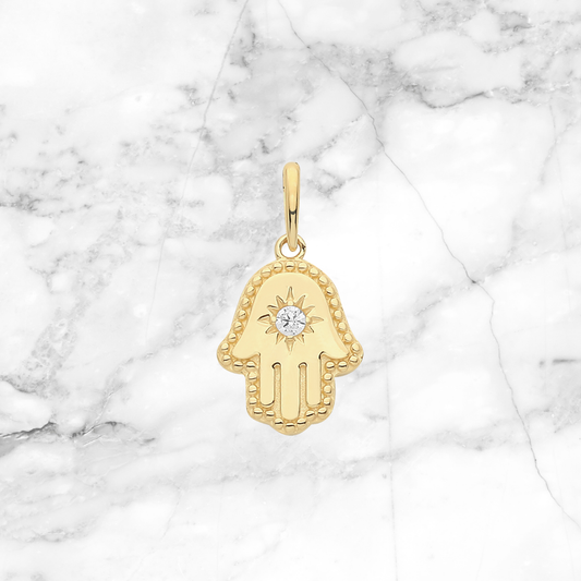 Micro Hamsa Pendant