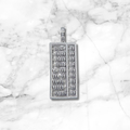 Diamond Abacus Pendant