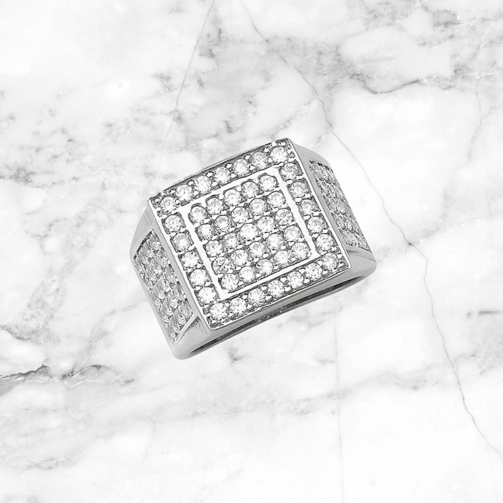 Square CZ Ring