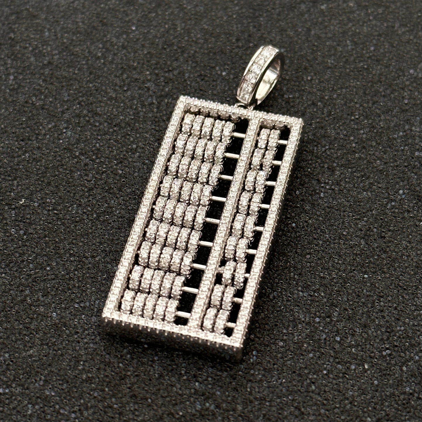 Diamond Abacus Pendant