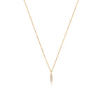 Micro Diamond Letter Necklace