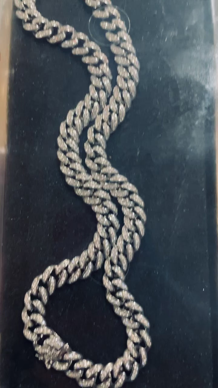 Pave Set Cuban (12mm)