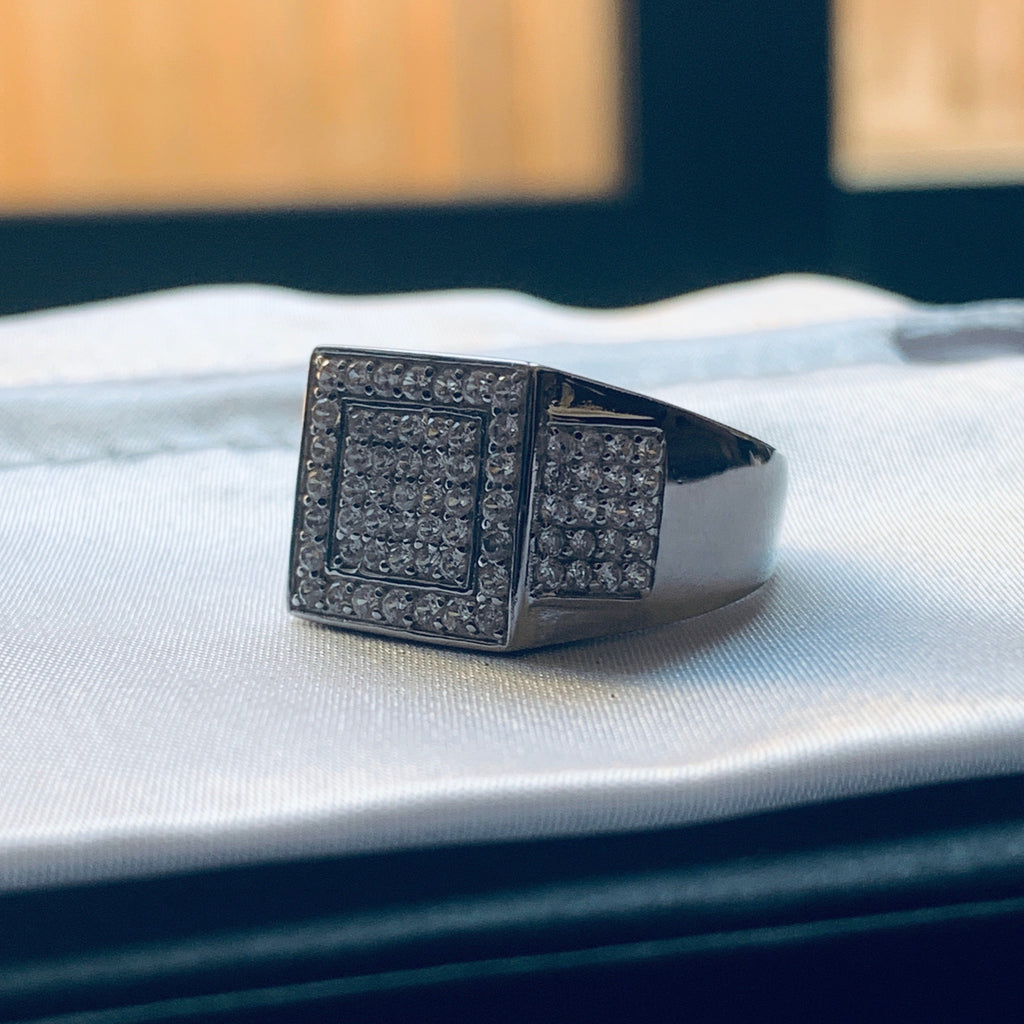 Square CZ Ring