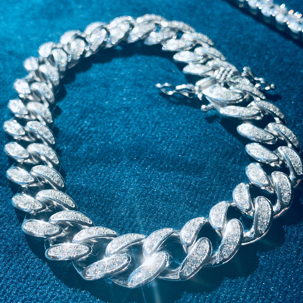 Pave Set Cuban (12mm)