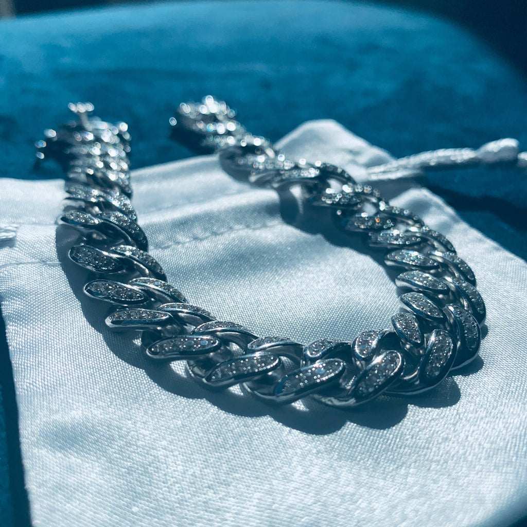 Pave Set Cuban (12mm)