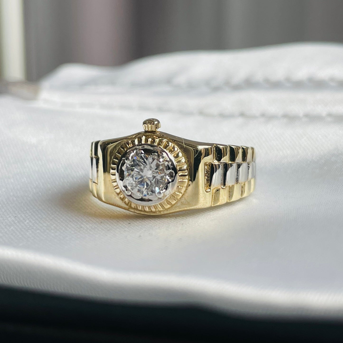 Diamond Watch Ring